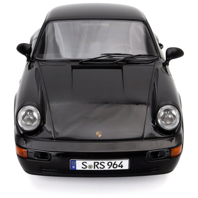 KK SCALE PORSCHE 911 964 RS COUPE 1992 - CERCHI SPEEDLINE - SPEEDLINE RIMS - BLACK 1/12