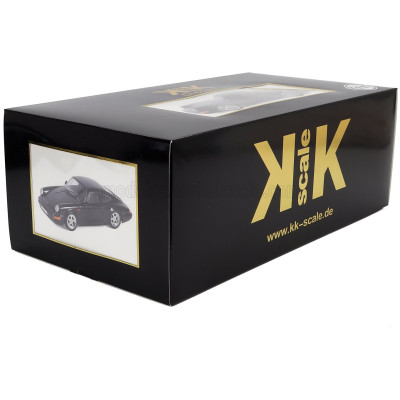 KK SCALE PORSCHE 911 964 RS COUPE 1992 - CERCHI SPEEDLINE - SPEEDLINE RIMS - BLACK 1/12