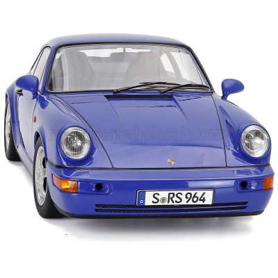 KK SCALE PORSCHE 911 964 RS COUPE 1992 - CERCHI CUP - CUP RIMS - BLUE 1/12