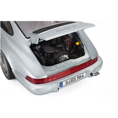 KK SCALE PORSCHE 911 964 RS WITH SPEEDLINE RIMS 1992 - POLAR WHITE 1/12