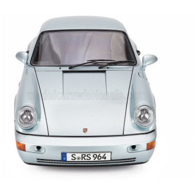KK SCALE PORSCHE 911 964 RS WITH SPEEDLINE RIMS 1992 - POLAR WHITE 1/12