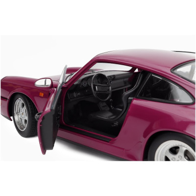 KK SCALE PORSCHE 911 964 RS WITH SPEEDLINE RIMS 1992 - RUBY RED 1/12