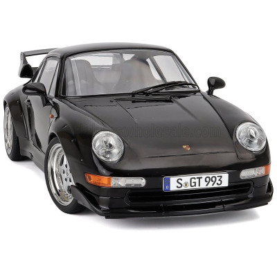 KK SCALE PORSCHE 911 993 GT2 COUPE 1996 - CERCHI SPEEDLINE - SPEEDLINE RIMS - BLACK 1/12