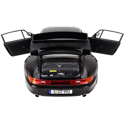 KK SCALE PORSCHE 911 993 GT2 COUPE 1996 - CERCHI SPEEDLINE - SPEEDLINE RIMS - BLACK 1/12