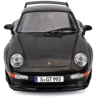 KK SCALE PORSCHE 911 993 GT2 COUPE 1996 - CERCHI SPEEDLINE - SPEEDLINE RIMS - BLACK 1/12
