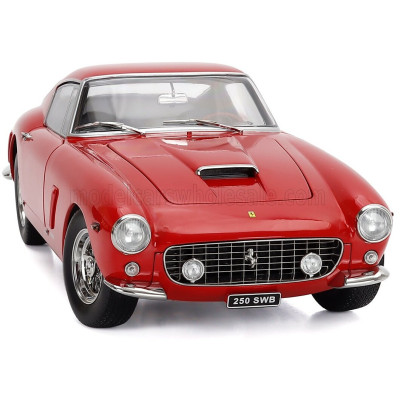 KK SCALE FERRARI 250GT SWB COUPE 1961 - RED 1/12