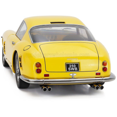 KK SCALE FERRARI 250GT SWB COUPE 1961 - YELLOW 1/12