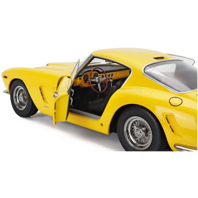 KK SCALE FERRARI 250GT SWB COUPE 1961 - YELLOW 1/12