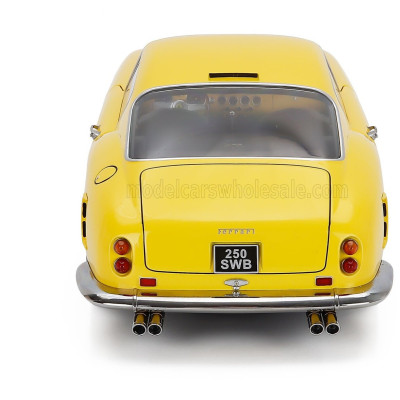 KK SCALE FERRARI 250GT SWB COUPE 1961 - YELLOW 1/12