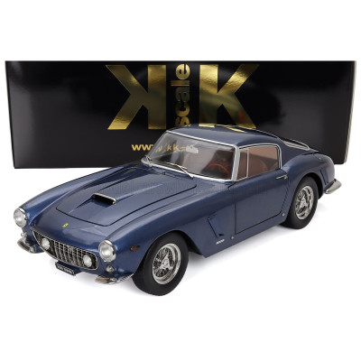 KK SCALE FERRARI 250GT SWB COUPE 1961 - BLUE 1/12