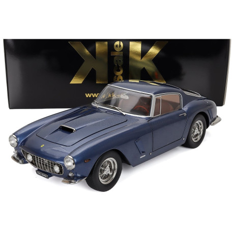 KK SCALE FERRARI 250GT SWB COUPE 1961 - BLUE 1/12