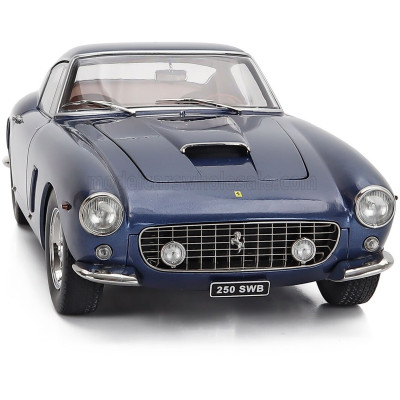 KK SCALE FERRARI 250GT SWB COUPE 1961 - BLUE 1/12