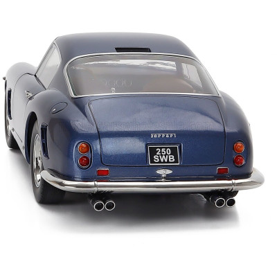 KK SCALE FERRARI 250GT SWB COUPE 1961 - BLUE 1/12