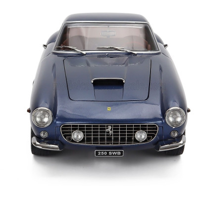 KK SCALE FERRARI 250GT SWB COUPE 1961 - BLUE 1/12