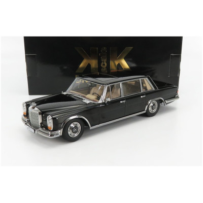 KK SCALE MERCEDES BENZ S-CLASS 600 PULLMAN (W100) 1963 - BLACK 1/18