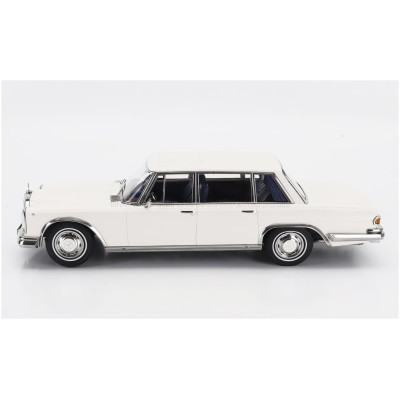 KK SCALE MERCEDES BENZ S-CLASS 600 PULLMAN (W100) 1963 - WHITE 1/18