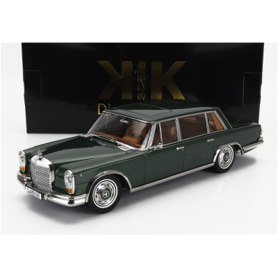 KK SCALE MERCEDES BENZ S-CLASS 600 PULLMAN (W100) 1963 - GREEN MET 1/18
