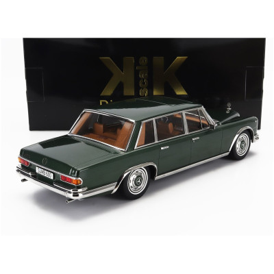 KK SCALE MERCEDES BENZ S-CLASS 600 PULLMAN (W100) 1963 - GREEN MET 1/18