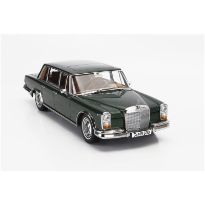KK SCALE MERCEDES BENZ S-CLASS 600 PULLMAN (W100) 1963 - GREEN MET 1/18