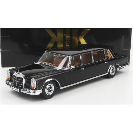KK SCALE MERCEDES BENZ S-CLASS 600 LWB PULLMAN (W100) 1964 - BLACK 1/18