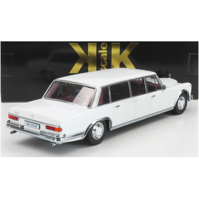 KK SCALE MERCEDES BENZ S-CLASS 600 LWB PULLMAN (W100) 1964 - WHITE 1/18