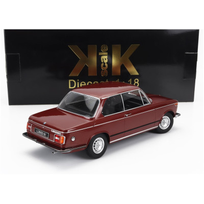 KK SCALE BMW L2002 Tii 2-SERIES 1974 - DARK RED 1/18