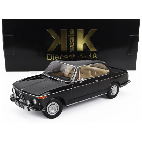 KK SCALE BMW L2002 Tii 2-SERIES 1974 - BLACK 1/18