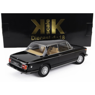 KK SCALE BMW L2002 Tii 2-SERIES 1974 - BLACK 1/18