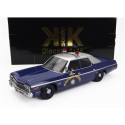 KK SCALE DODGE MONACO NEVADA HIGHWAY PATROL POLICE 1974 - BLUE WHITE 1/18