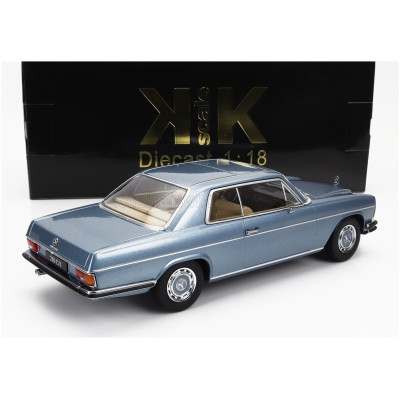 KK SCALE MERCEDES BENZ 280C/8 (W114) COUPE 1969 - LIGHT BLUE MET 1/18