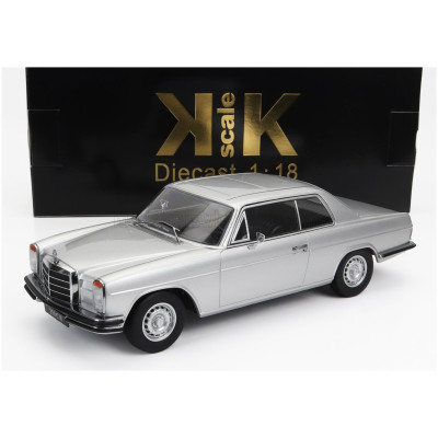 KK SCALE MERCEDES BENZ 250C/8 (W114) COUPE 1969 - SILVER 1/18