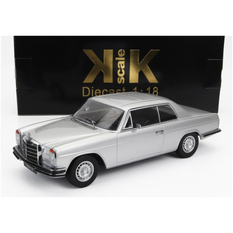 KK SCALE MERCEDES BENZ 250C/8 (W114) COUPE 1969 - SILVER 1/18
