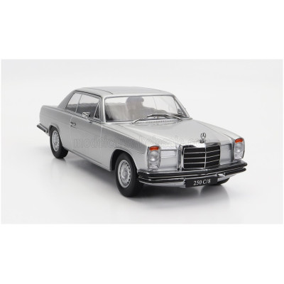 KK SCALE MERCEDES BENZ 250C/8 (W114) COUPE 1969 - SILVER 1/18