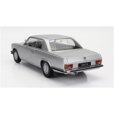 KK SCALE MERCEDES BENZ 250C/8 (W114) COUPE 1969 - SILVER 1/18