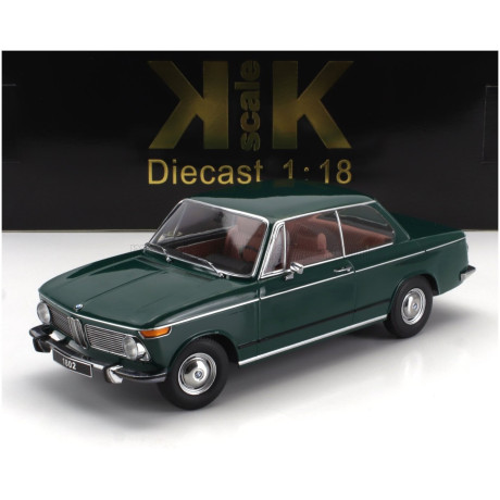 KK SCALE BMW 1802 1-SERIES FACELIFT (RESTYLING) 1971 - DARK GREEN 1/18