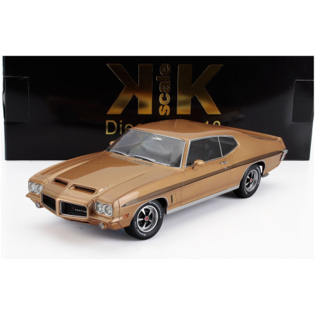 KK SCALE PONTIAC LE MANS GTO 1972 - LIGHT BROWN MET 1/18