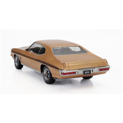 KK SCALE PONTIAC LE MANS GTO 1972 - LIGHT BROWN MET 1/18