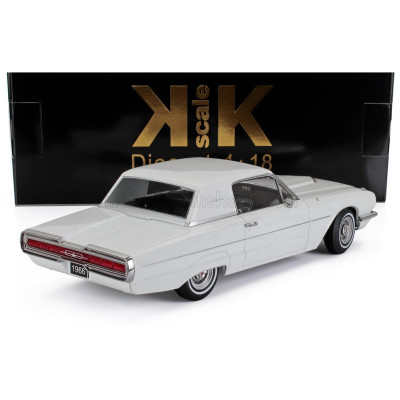 KK SCALE FORD USA THUNDERBIRD COUPE 1966 - WHITE 1/18
