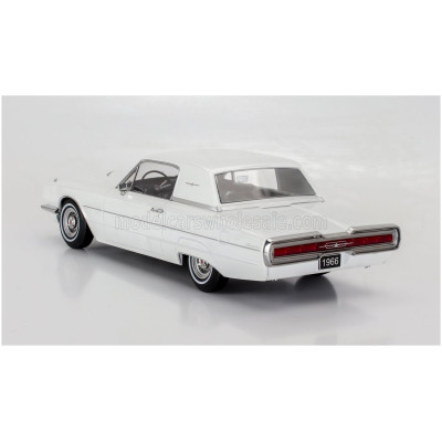 KK SCALE FORD USA THUNDERBIRD COUPE 1966 - WHITE 1/18