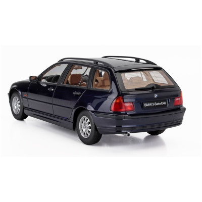 KK SCALE BMW 3-SERIES (E46) TOURING SW STATION WAGON 1999 - BLUE 1/18
