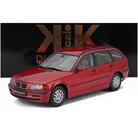 KK SCALE BMW 3-SERIES (E46) TOURING SW STATION WAGON 1999 - RED 1/18