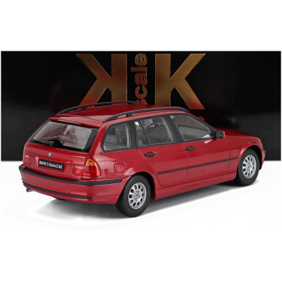 KK SCALE BMW 3-SERIES (E46) TOURING SW STATION WAGON 1999 - RED 1/18