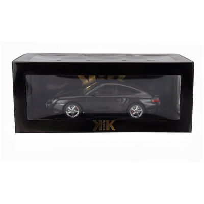 KK SCALE PORSCHE 911 996 TURBO COUPE 2000 - BLACK 1/18