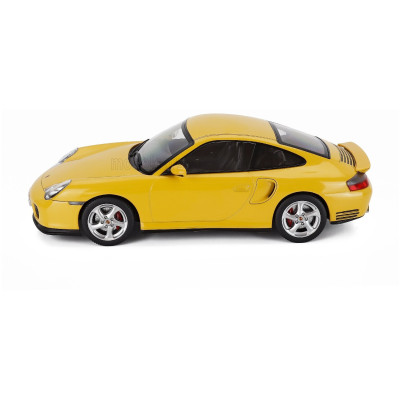 KK SCALE PORSCHE 911 996 TURBO COUPE 2000 - YELLOW 1/18