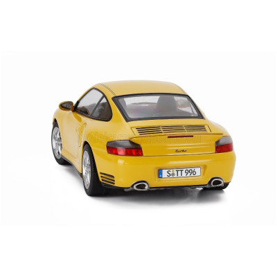 KK SCALE PORSCHE 911 996 TURBO COUPE 2000 - YELLOW 1/18