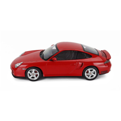 KK SCALE PORSCHE 911 996 TURBO COUPE 2000 - RED 1/18