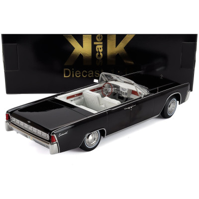 KK SCALE LINCOLN CONTINENTAL CABRIOLET 1963 - BLACK 1/18