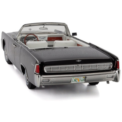 KK SCALE LINCOLN CONTINENTAL CABRIOLET 1963 - BLACK 1/18