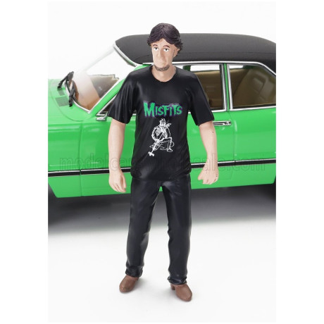 KK SCALE FIGURES KEEK MAN - CAR NOT INCLUDED - BLACK 1/18