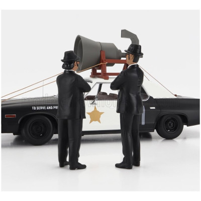 KK SCALE FIGURES SET 2X JAKE AND ELWOOD - BLACK WHITE 1/18